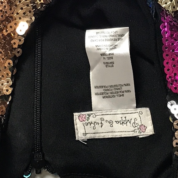 Pippa & Julie Multi-color Sequined Sheath Dress - Picture 3 of 6